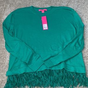 Green Lilly Pulitzer sweater. NWT